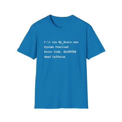 My Brain Overload Command Prompt Tee