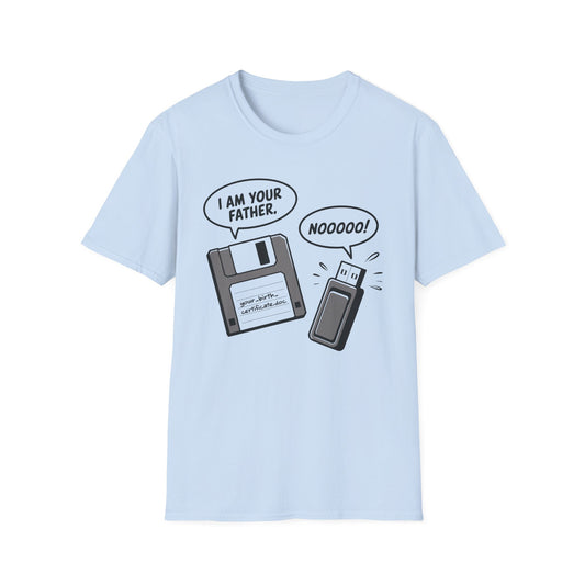 I Am Your Father Floppy - USB Tee