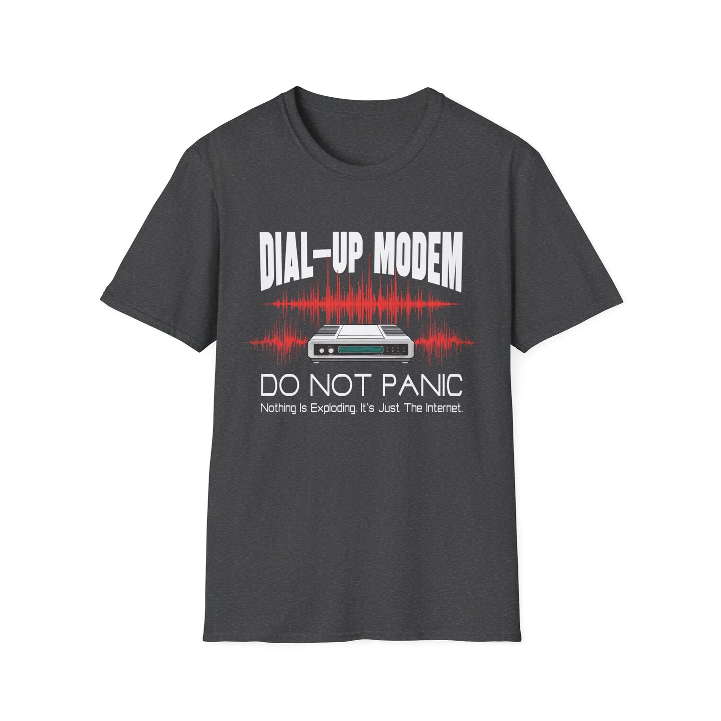 Do Not Panic Dial-up Modem Tee