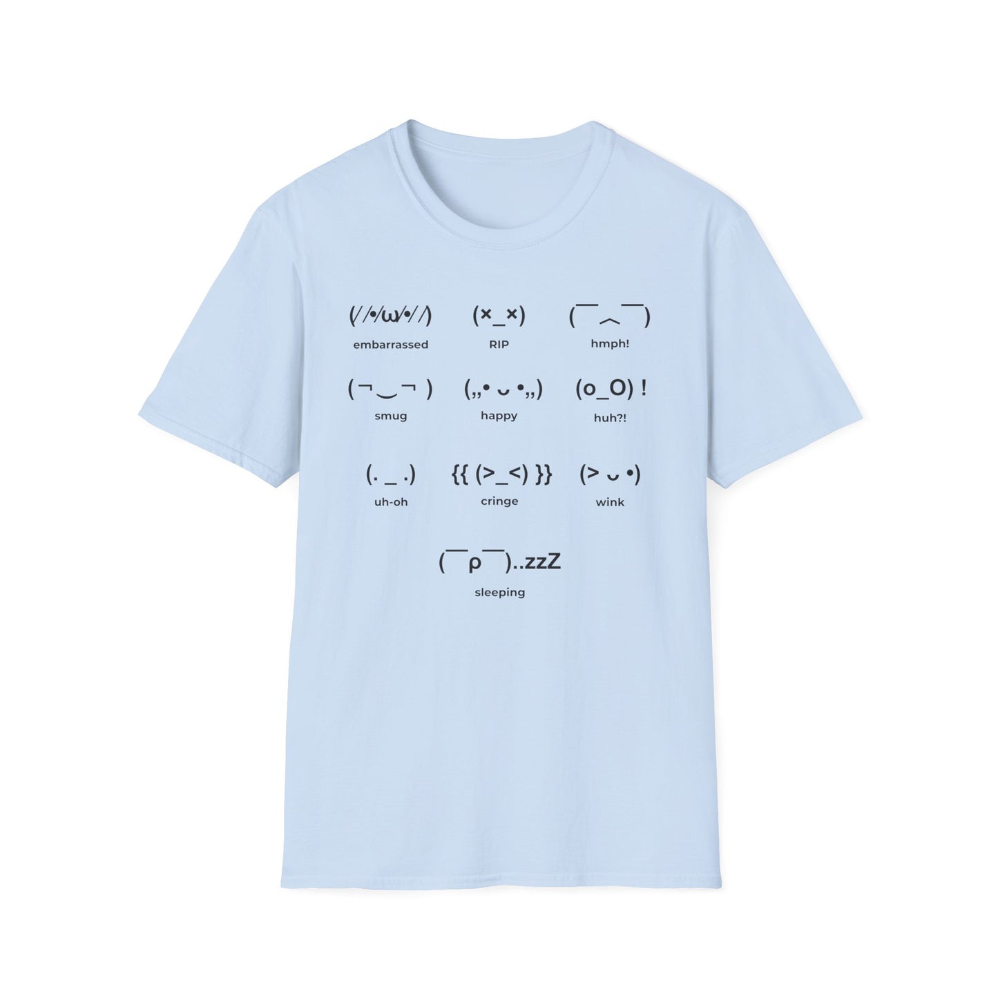 Japanese Emoticons Tee