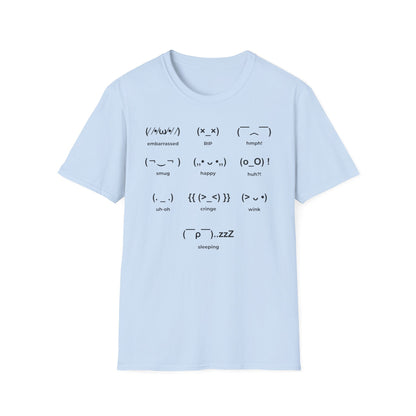 Japanese Emoticons Tee