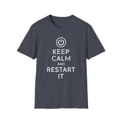 Keep Calm And Restart It Tee