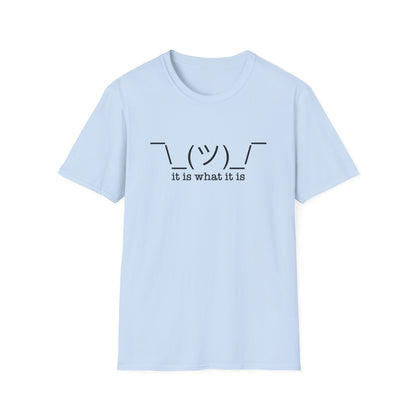 It Is What It Is Emoji Tee