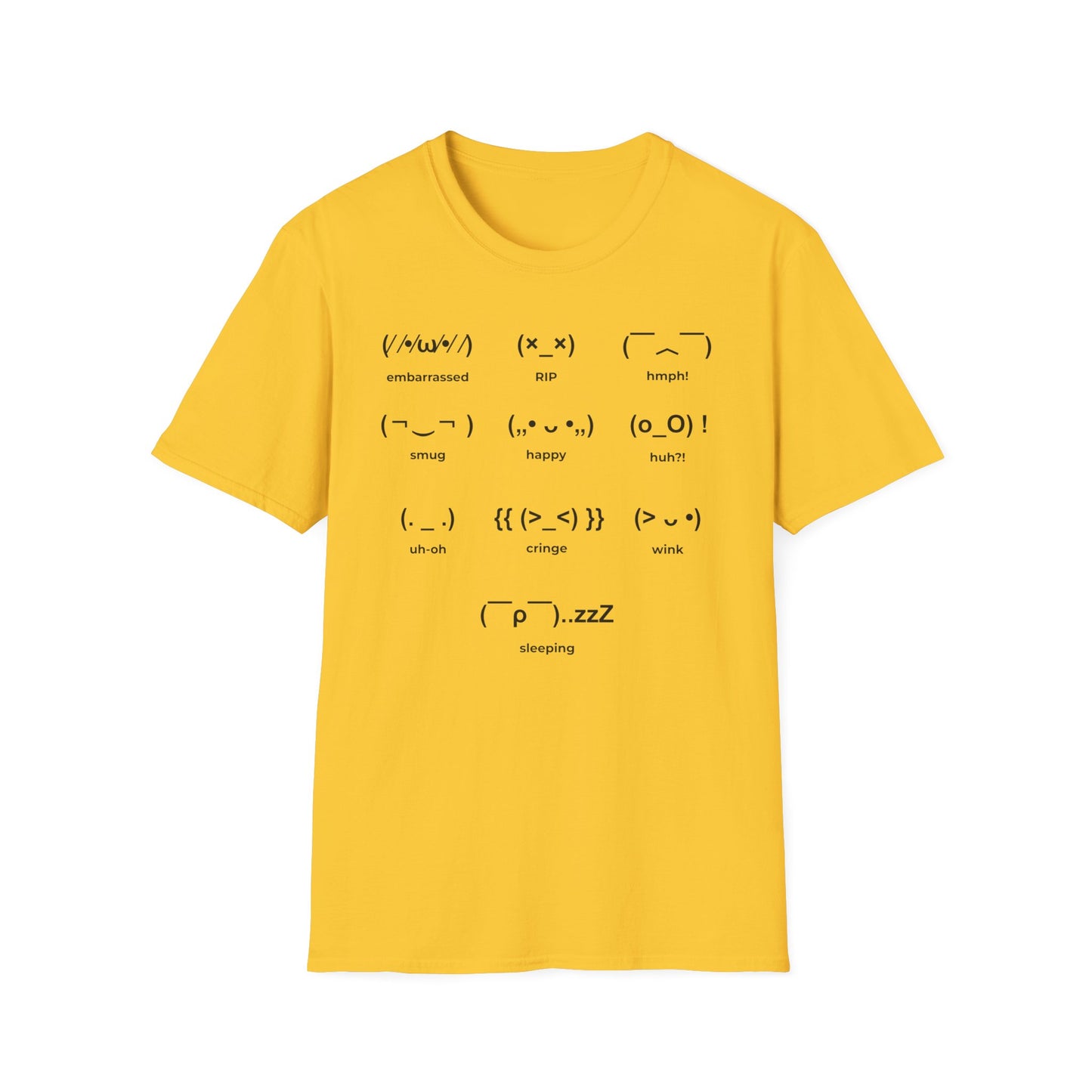 Japanese Emoticons Tee