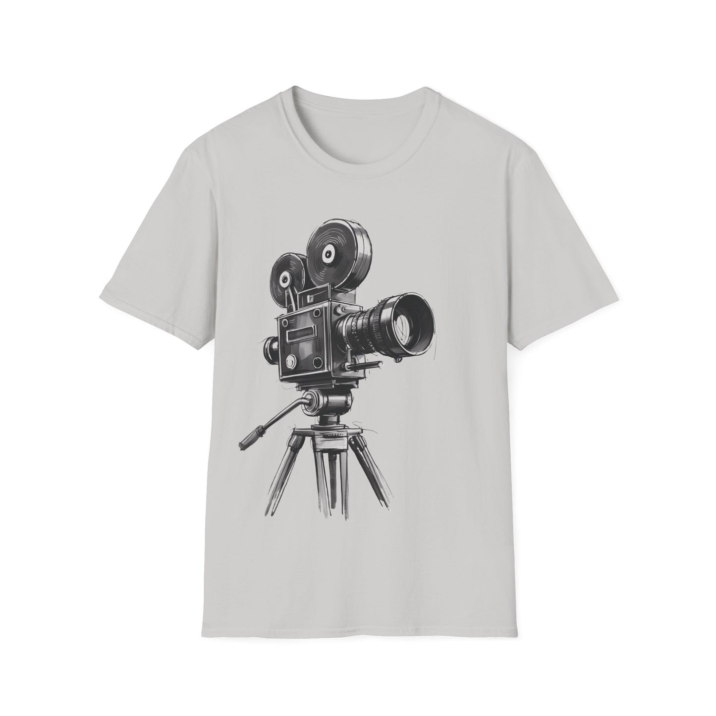 Old Movie Camera Tee