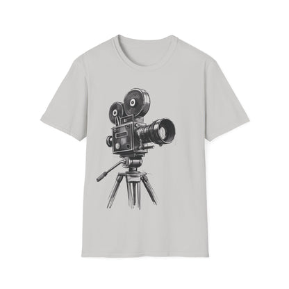 Old Movie Camera Tee