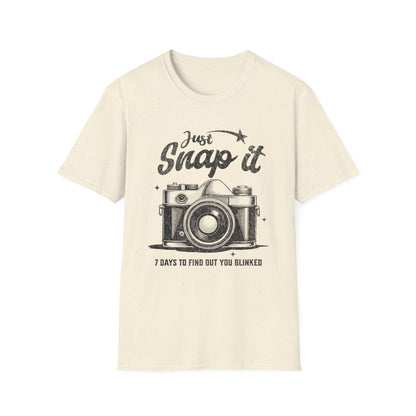 Just Snap It Film Camera Tee