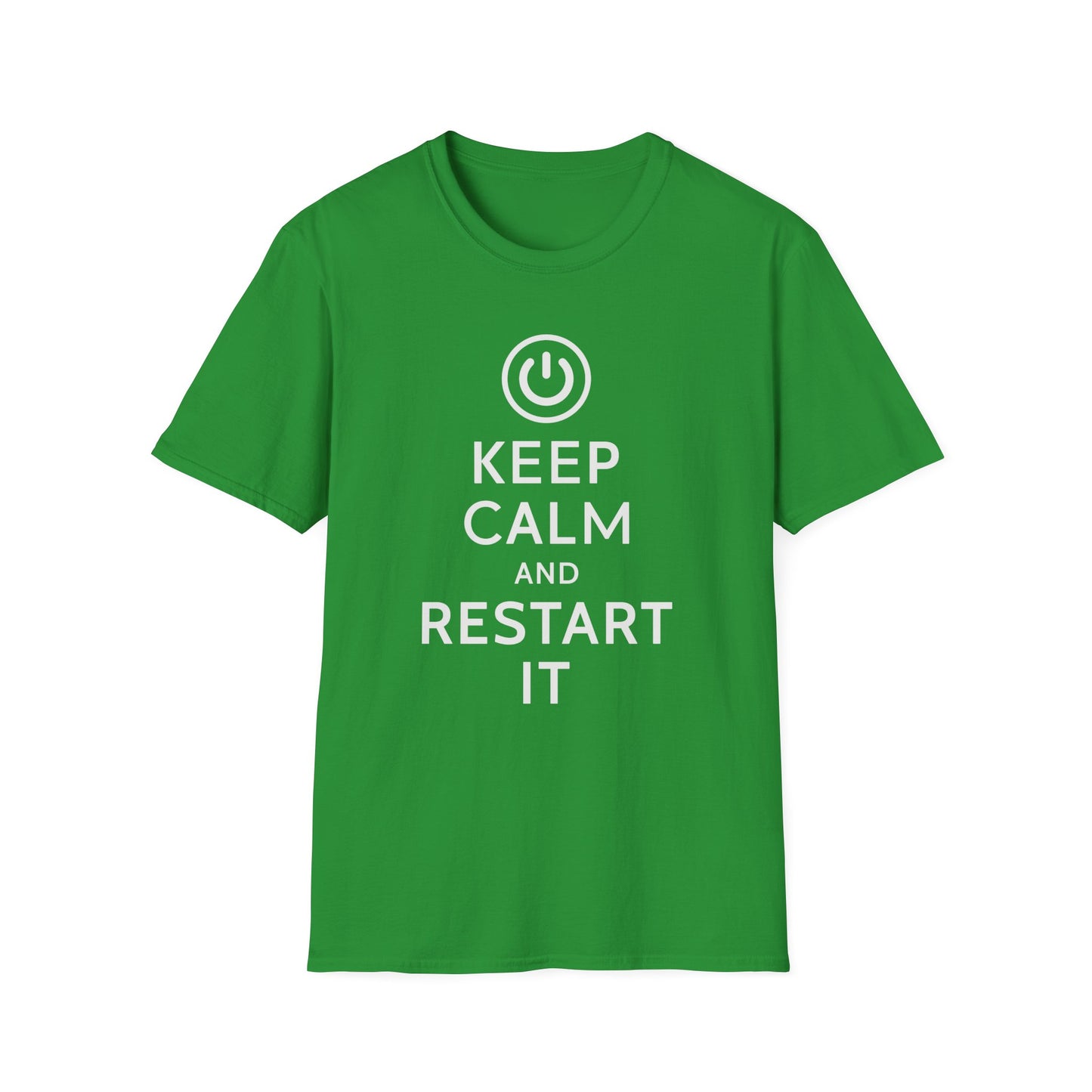 Keep Calm And Restart It Tee