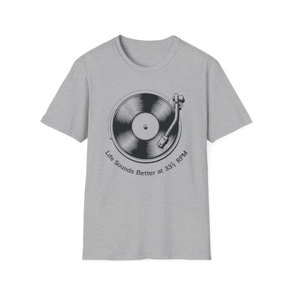 Sounds Better At 33 RPM Vinyl Tee