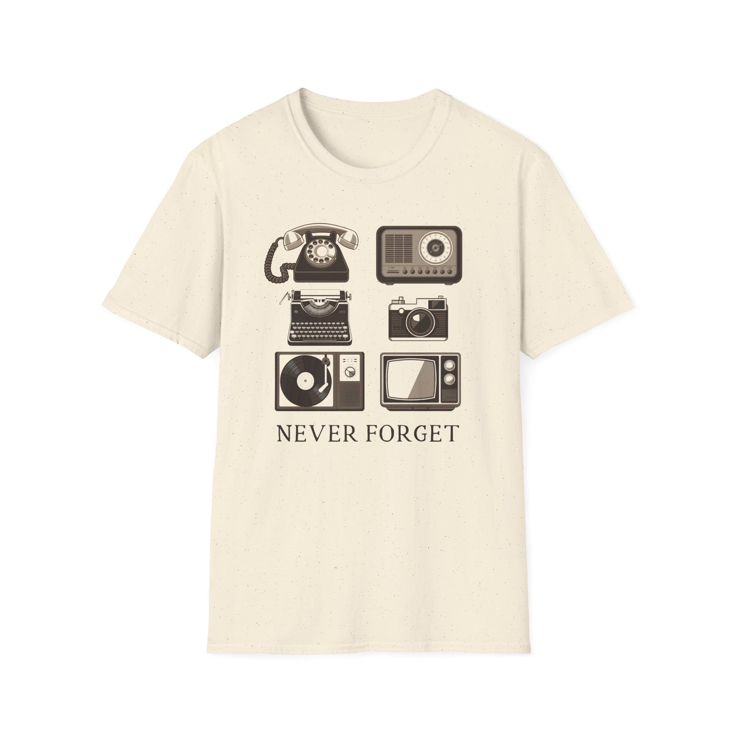 Never Forget Old Tech Tee