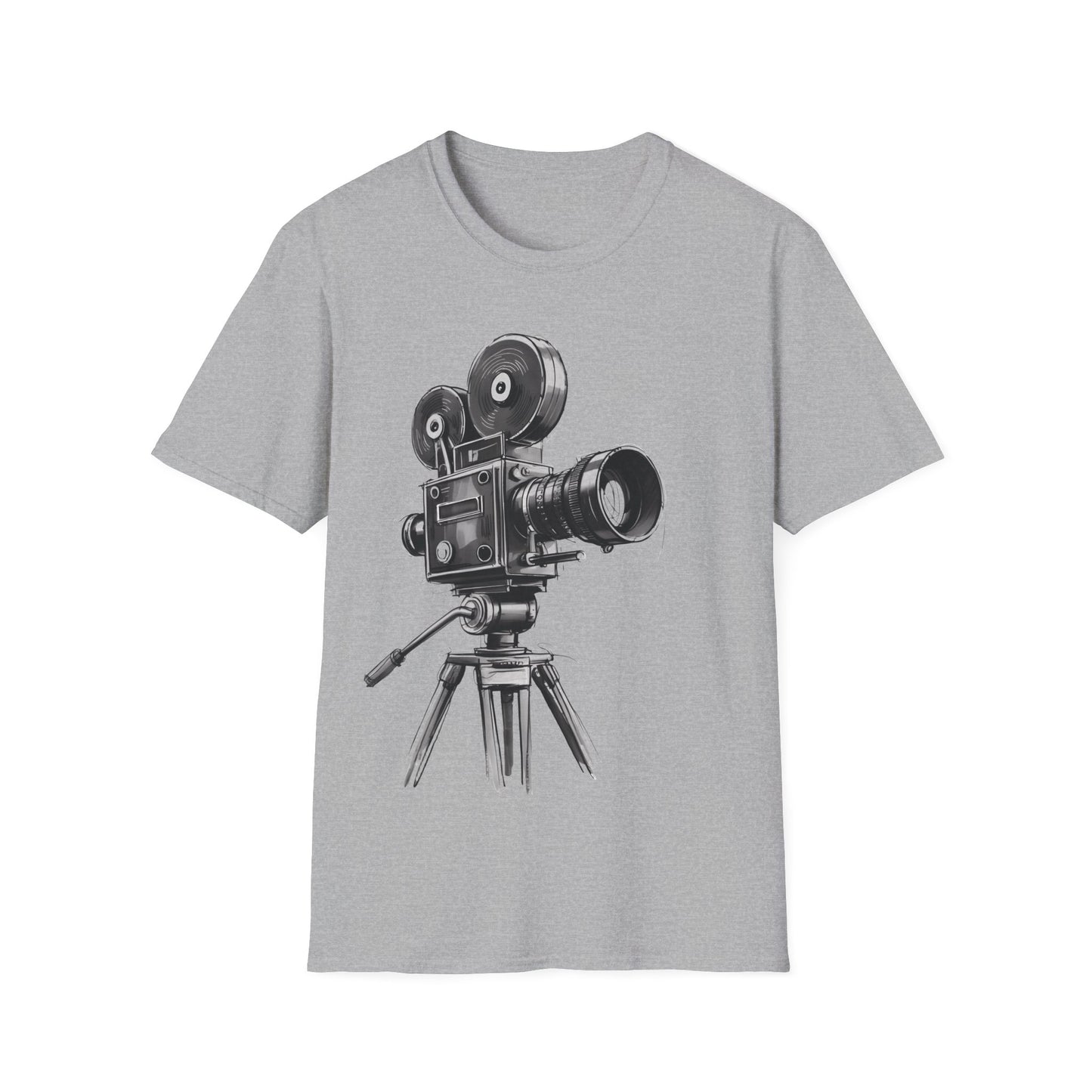 Old Movie Camera Tee