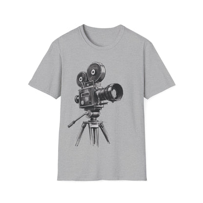 Old Movie Camera Tee
