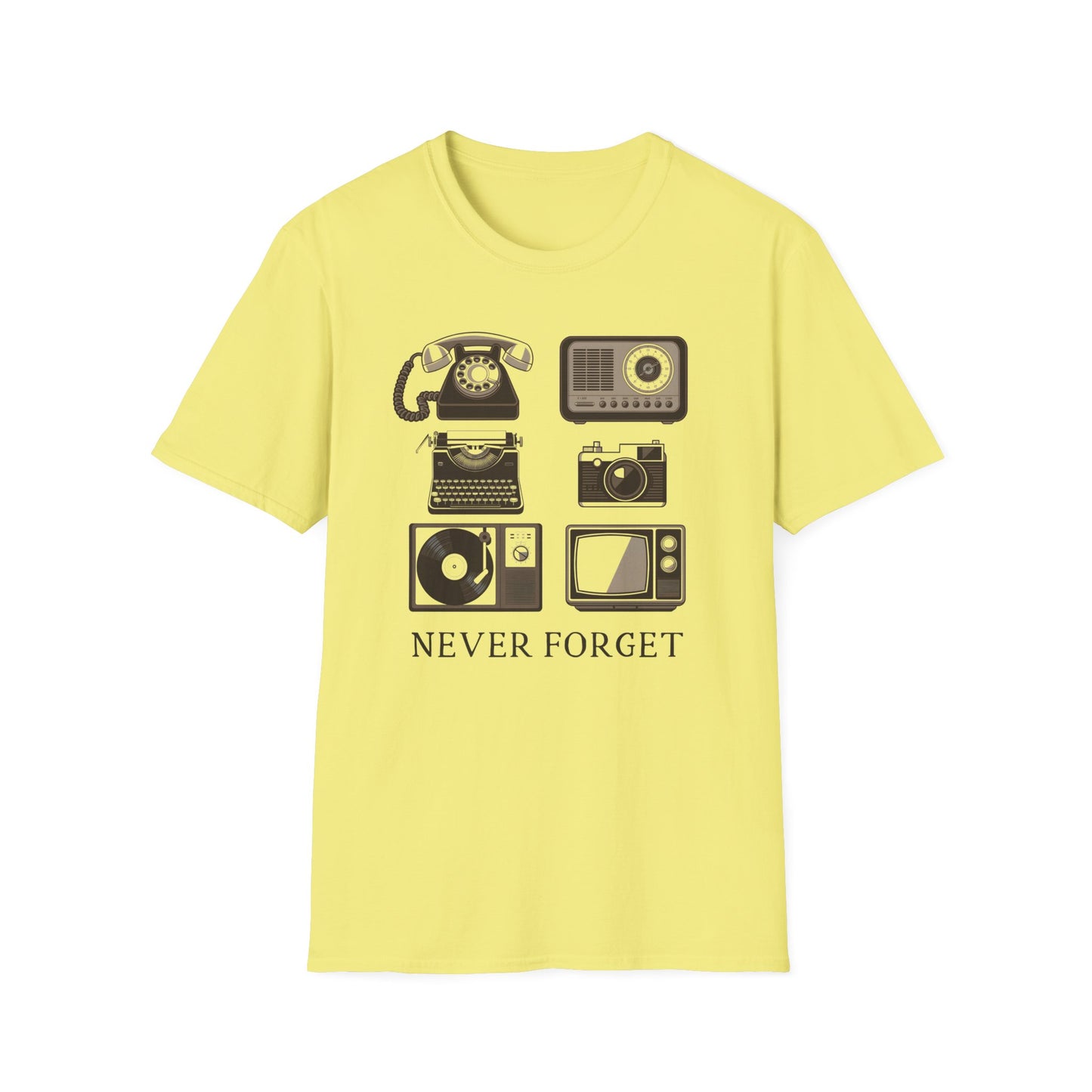 Never Forget Old Tech Tee