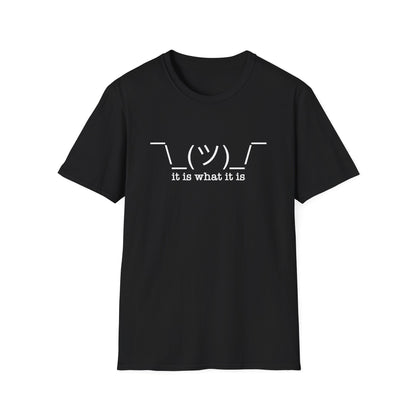 It Is What It Is Emoji Tee