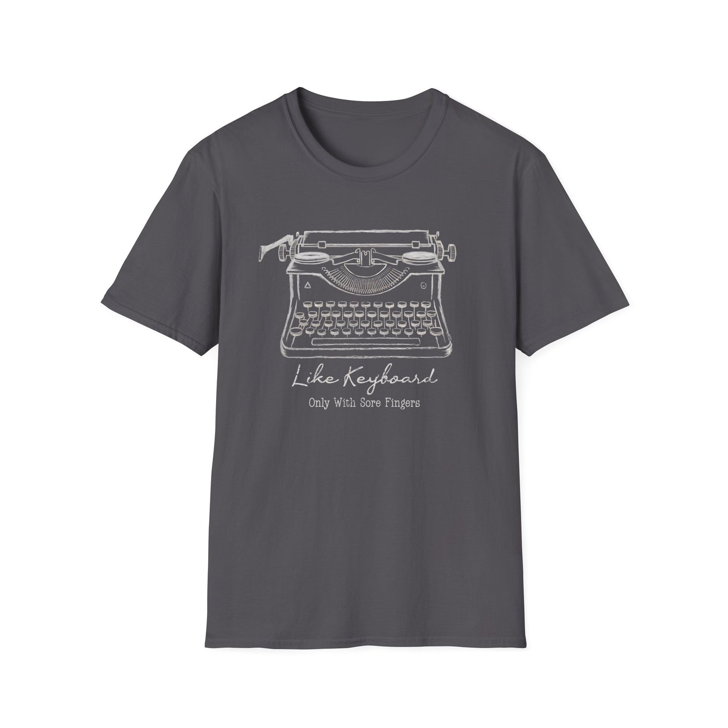 With Sore Fingers Typewriter Tee
