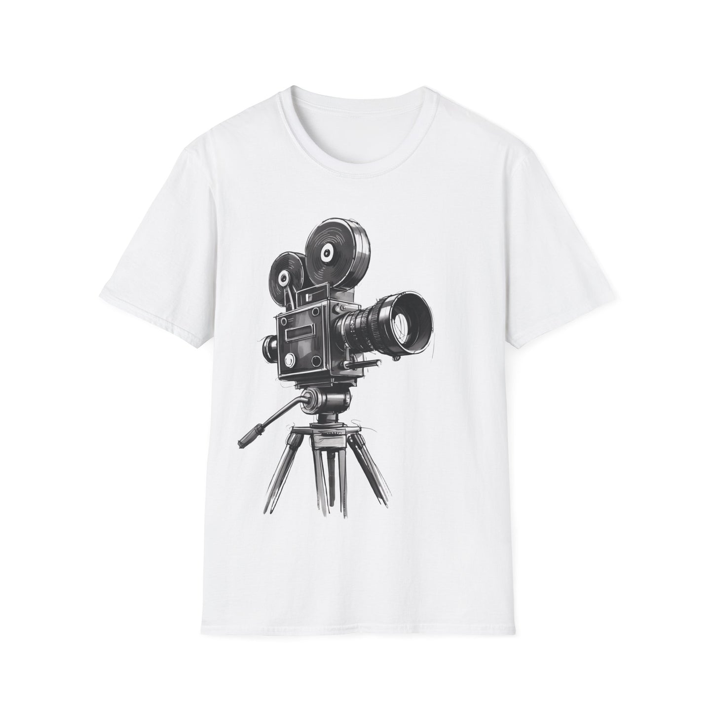 Old Movie Camera Tee