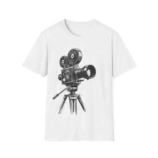 Old Movie Camera Tee