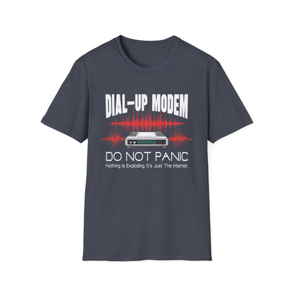 Do Not Panic Dial-up Modem Tee
