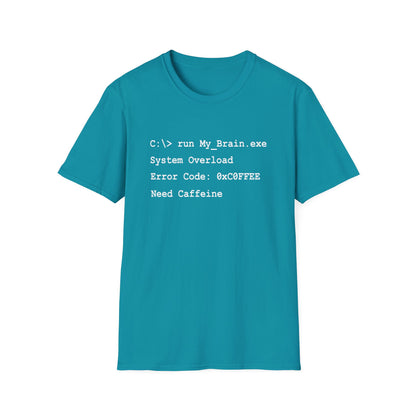 My Brain Overload Command Prompt Tee