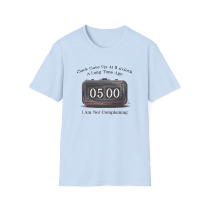 Always 5 o'clock Flip Clock Tee