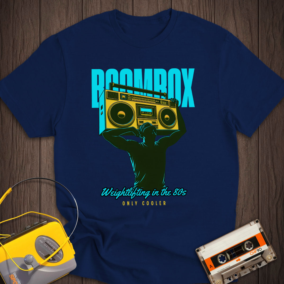 Boombox Weightlifting Tee