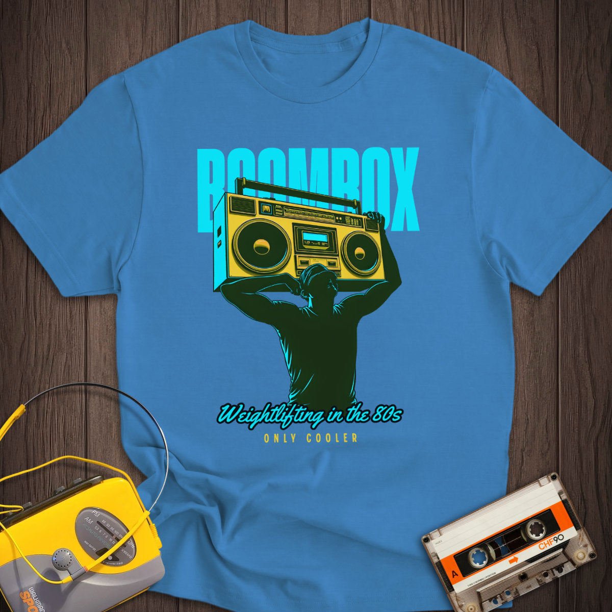Boombox Weightlifting Tee