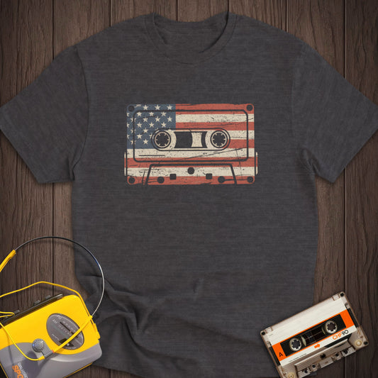 Cassette Flag  Tee