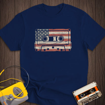 Cassette Flag  Tee