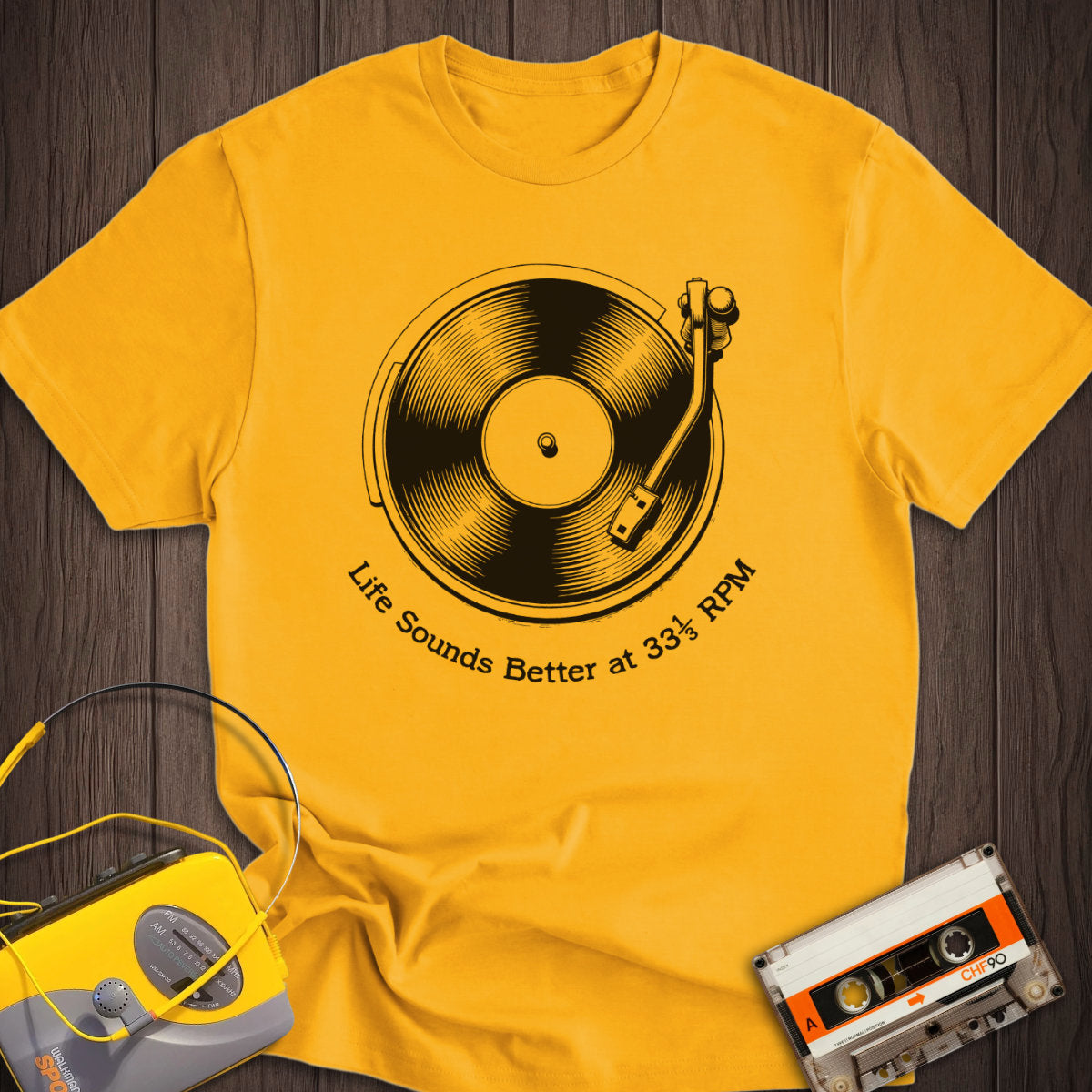 Sounds Better At 33 RPM Vinyl Tee