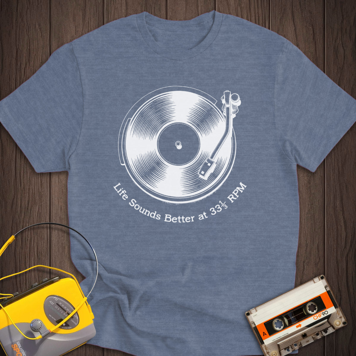 Sounds Better At 33 RPM Vinyl Tee