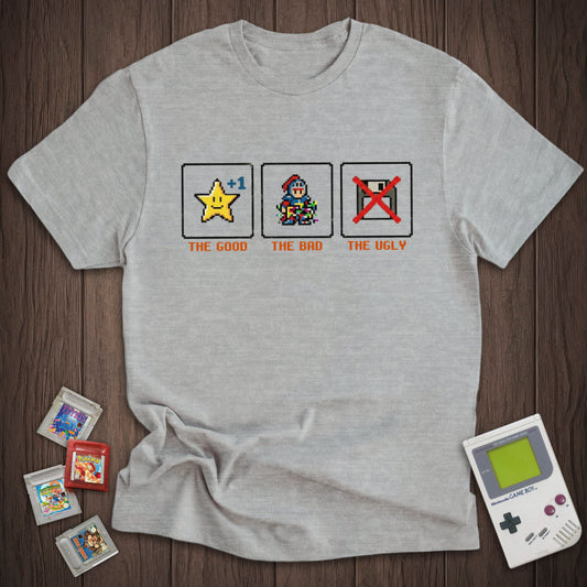The Good - The Bad - The Ugly Retro Game Tee