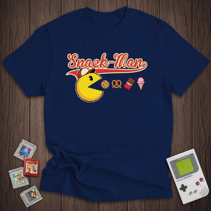 Snack-Man Retro Game Parody Tee
