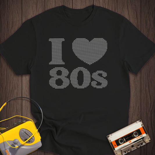 I Heart 80s ASCII Art Tee