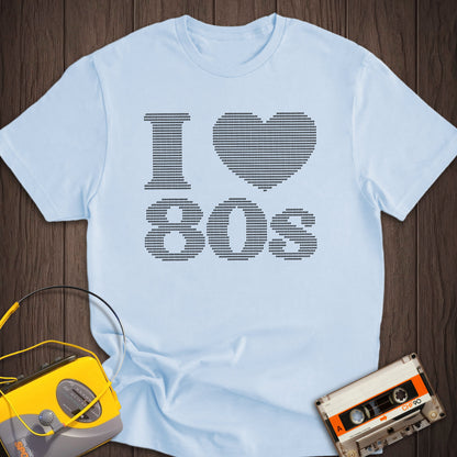 I Heart 80s ASCII Art Tee