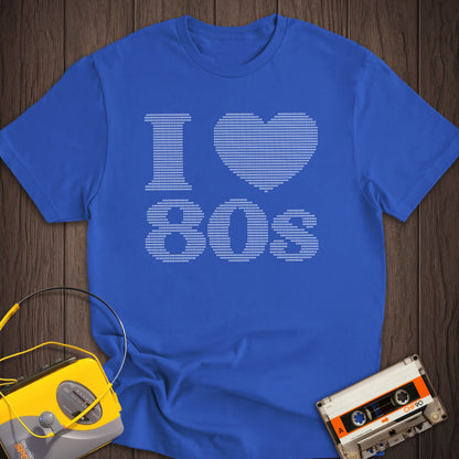 I Heart 80s ASCII Art Tee