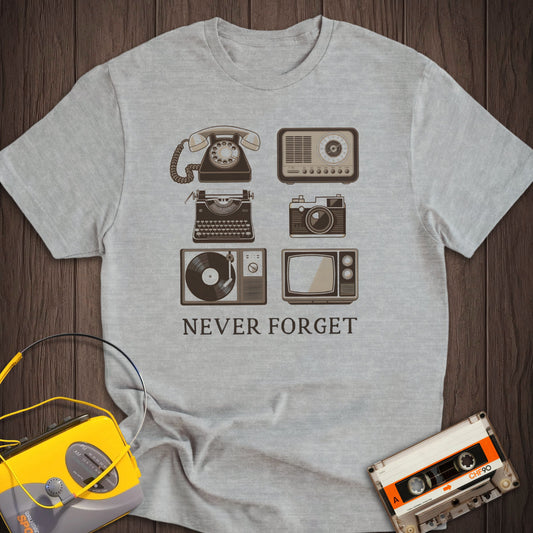 Never Forget Old Tech Tee