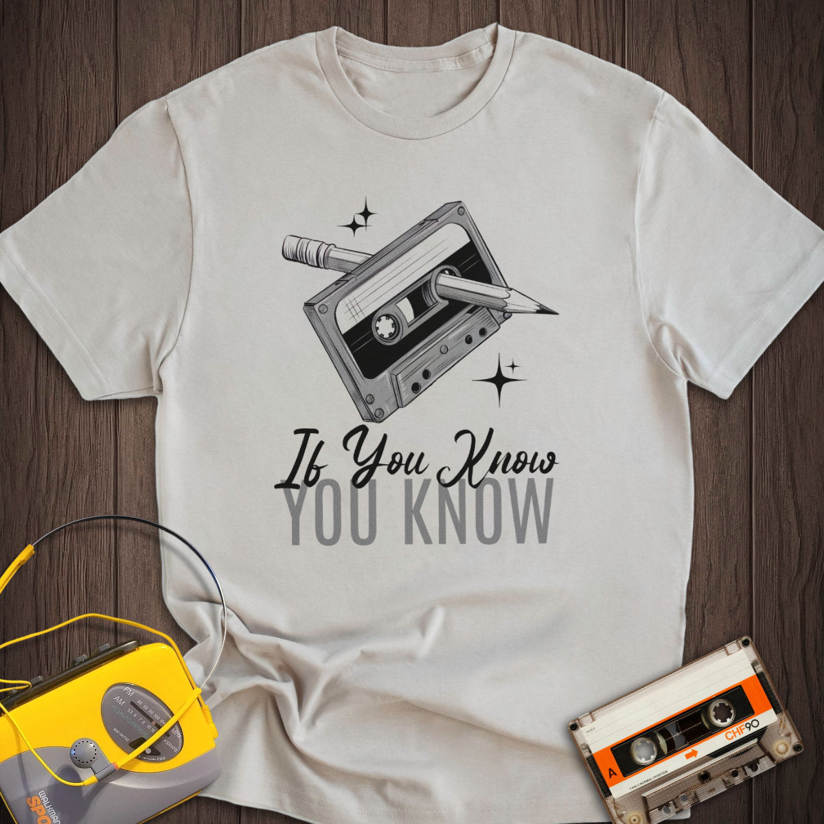 If You Know Cassette And Pencil Tee