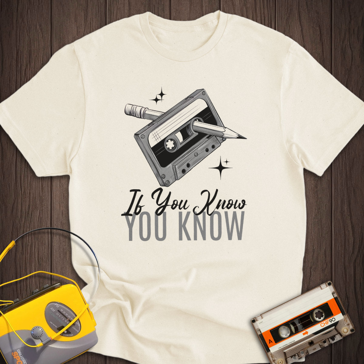 If You Know Cassette And Pencil Tee