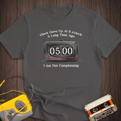 Always 5 o'clock Flip Clock Tee