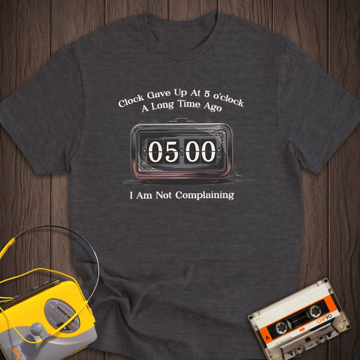 Always 5 o'clock Flip Clock Tee