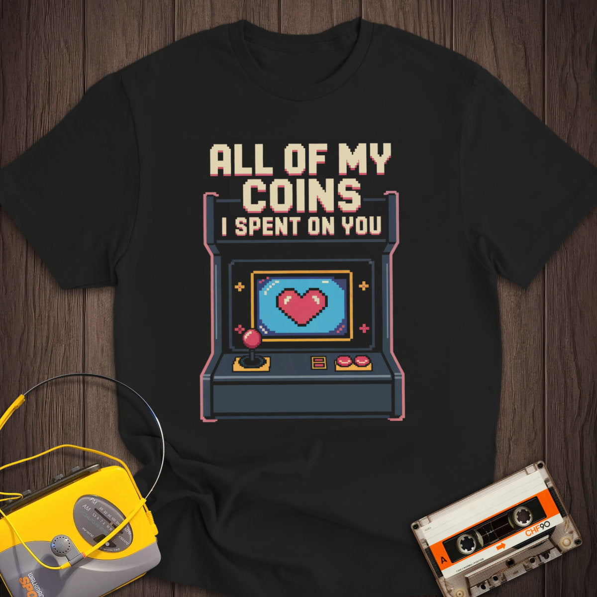 Coins Spent On Arcade Tee
