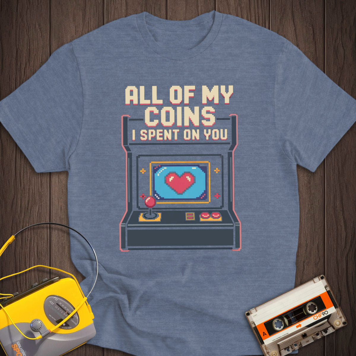 Coins Spent On Arcade Tee