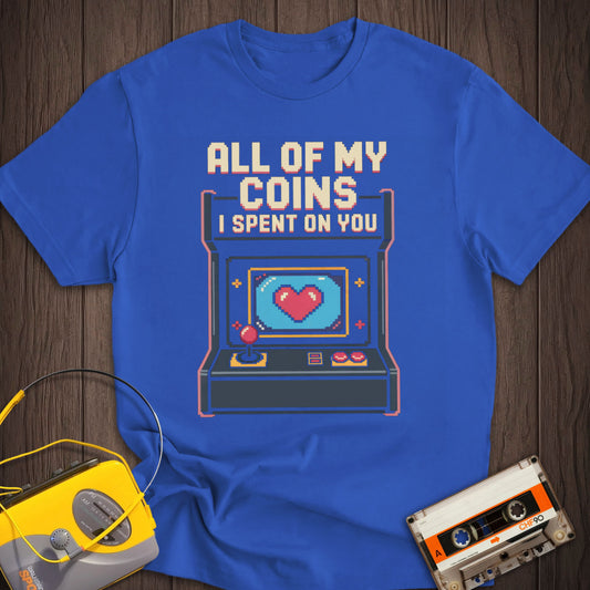 Coins Spent On Arcade Tee