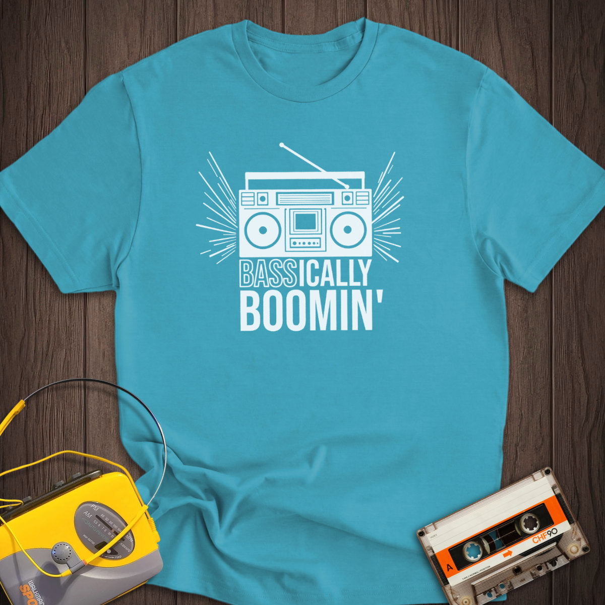 Bass-ically Boomin' Boombox Tee