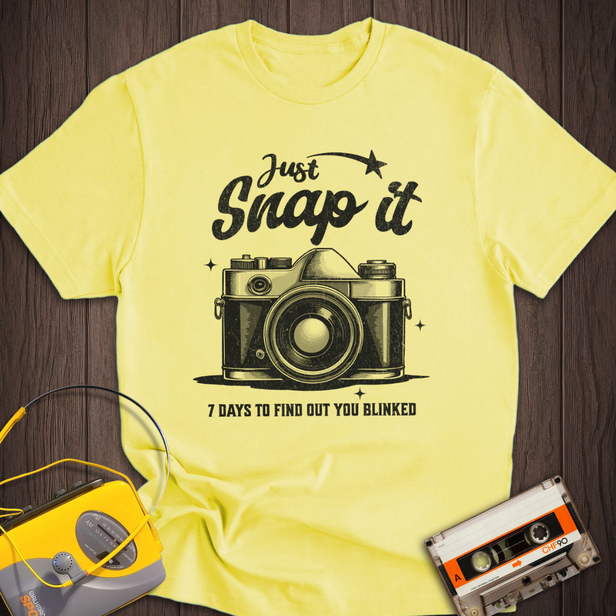 Just Snap It Film Camera Tee
