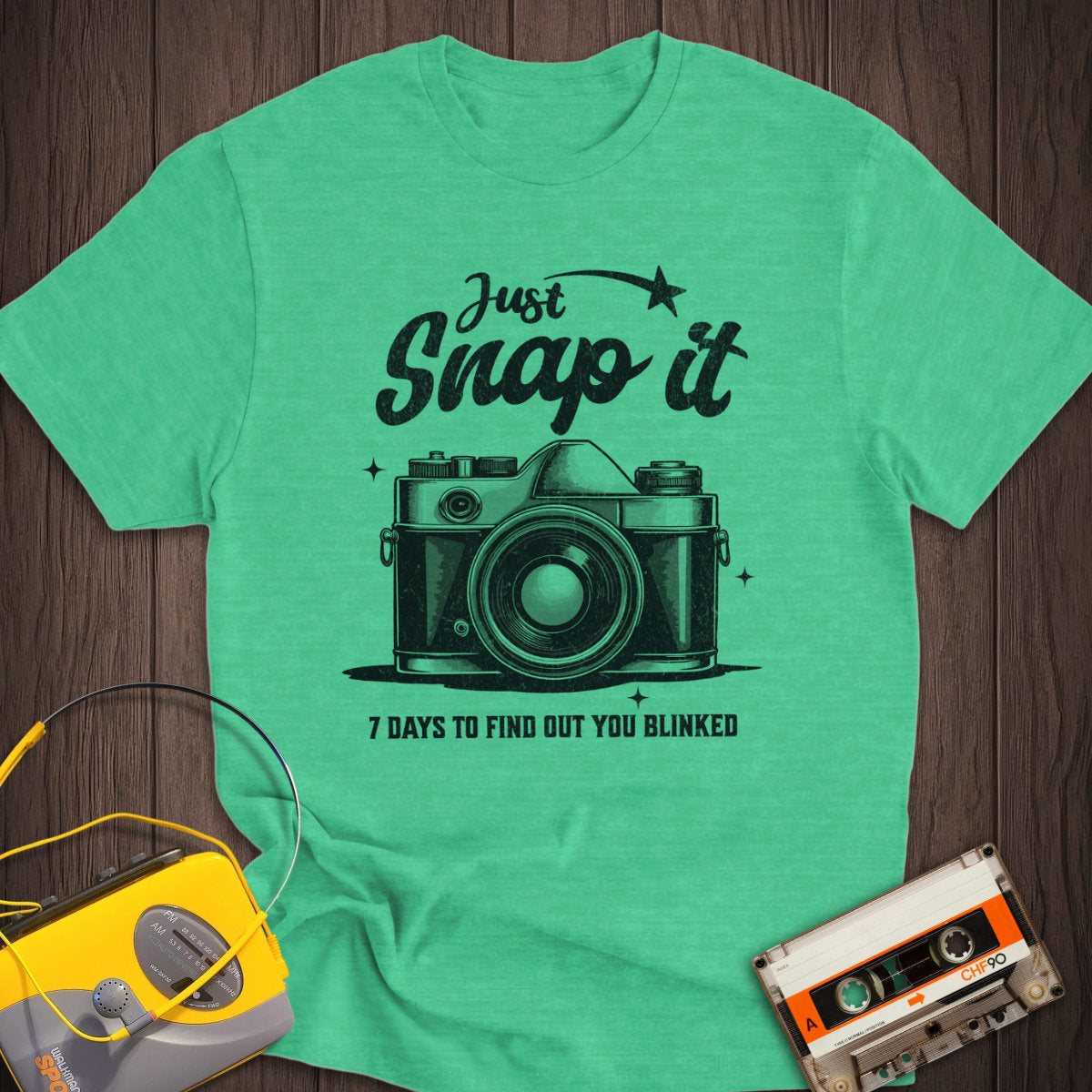 Just Snap It Film Camera Tee