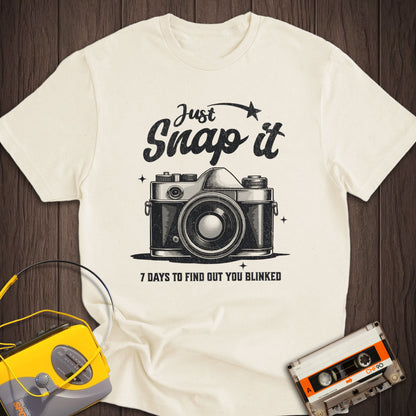 Just Snap It Film Camera Tee