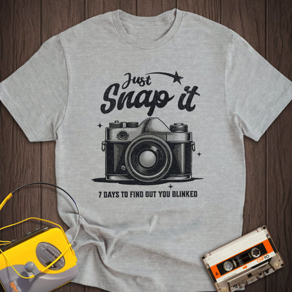 Just Snap It Film Camera Tee
