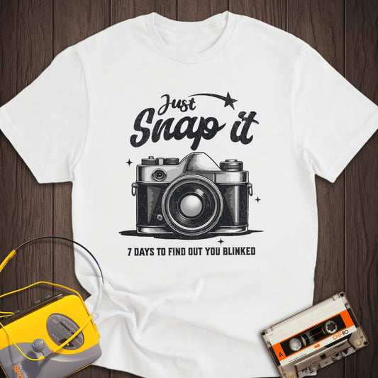Just Snap It Film Camera Tee