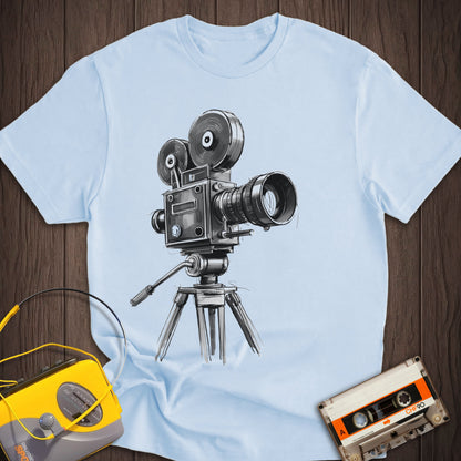 Old Movie Camera Tee